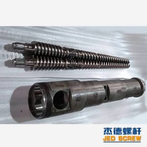杰德 51／105锥形双螺杆机筒 pvc型材专用 技术精湛 源头厂家 保质出货 畅销国内外